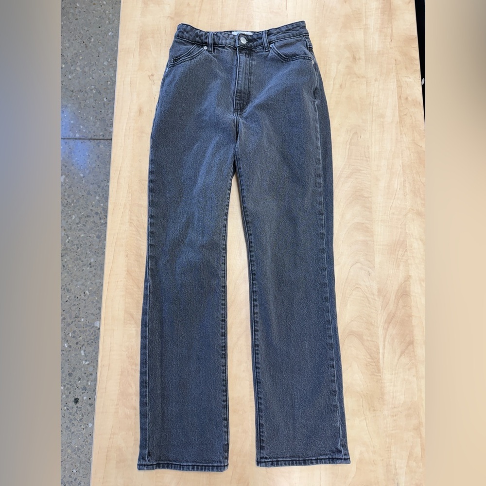 Rolla's Original High Rise Straight Jean - Black 27 - Picture 8 of 13
